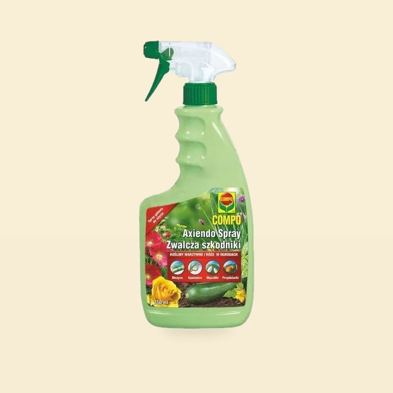 AXIENDO SPRAY ZWALCZA SZKODNIKI, RÓŻE I WARZYWA 750ml COMPO
