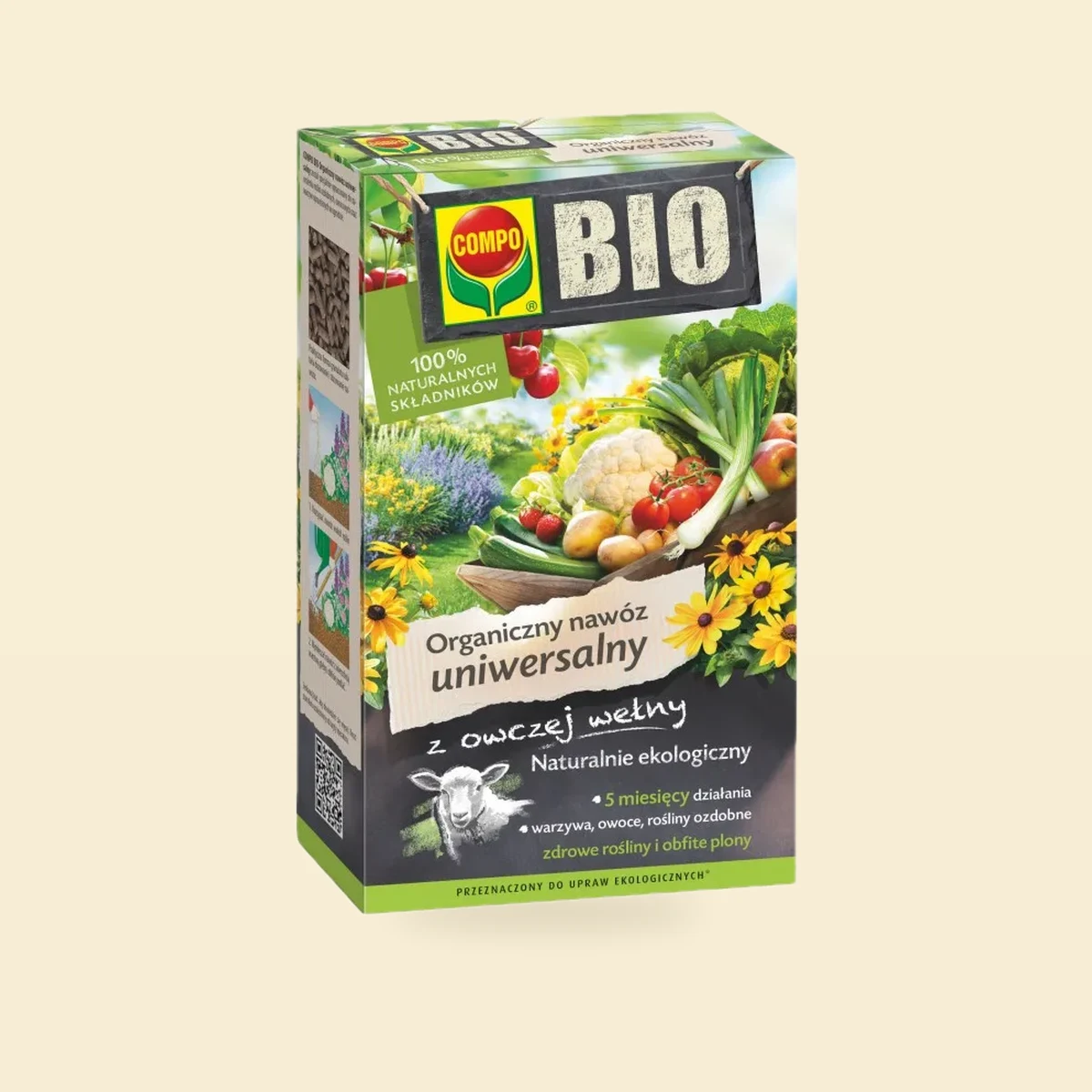 NAWÓZ BIO ORGANICZNY UNIWERSALNY 750 g COMPO BIO
