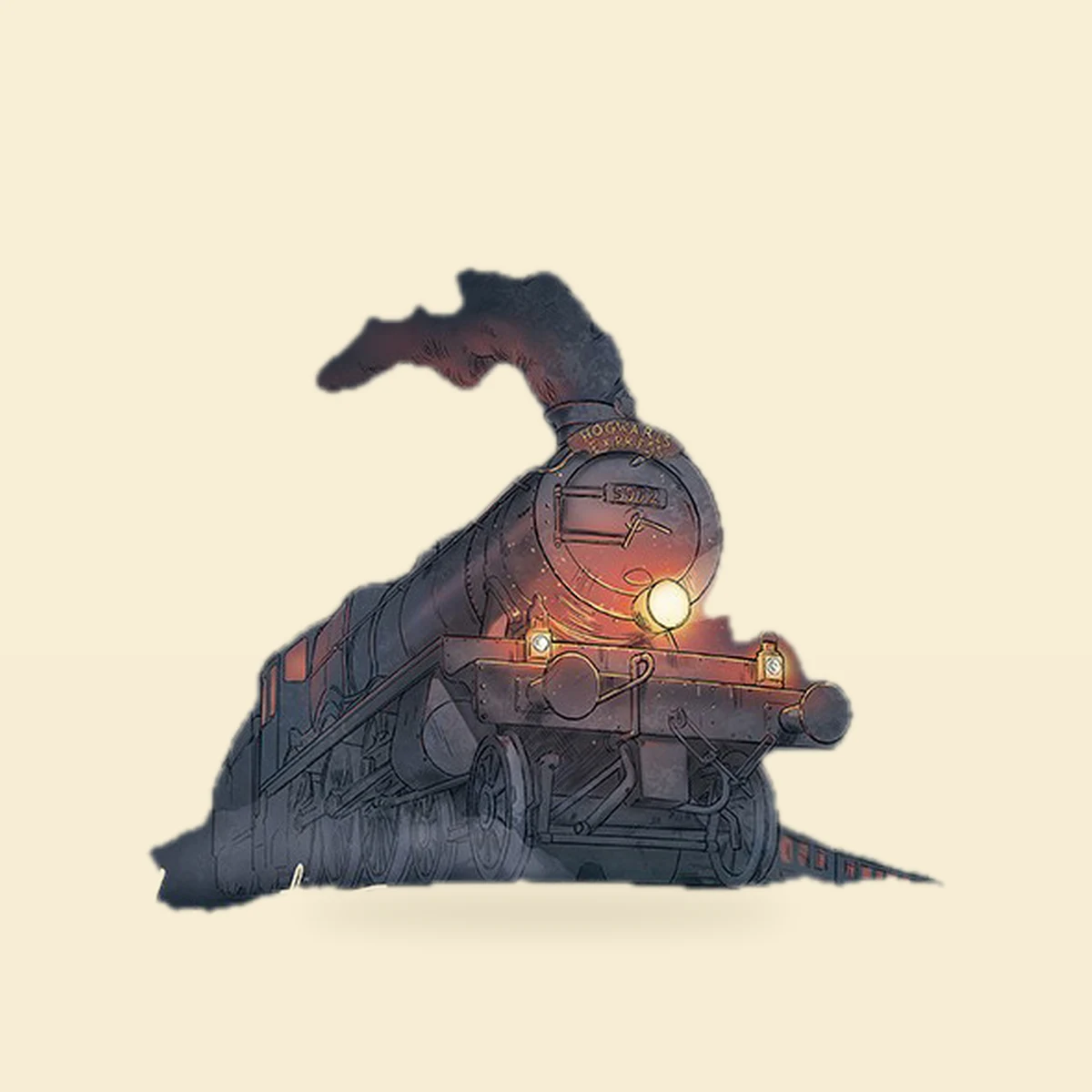 Obraz Hogwarts Express – pociąg, wydruk – Harry Potter 30×40 cm