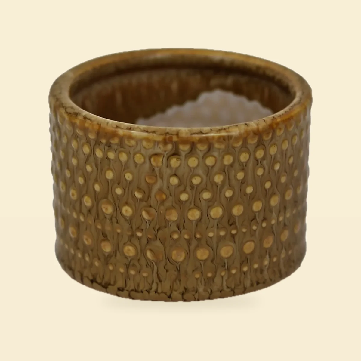 Osłonka Ceramiczna 7x7 cm Brązowa
