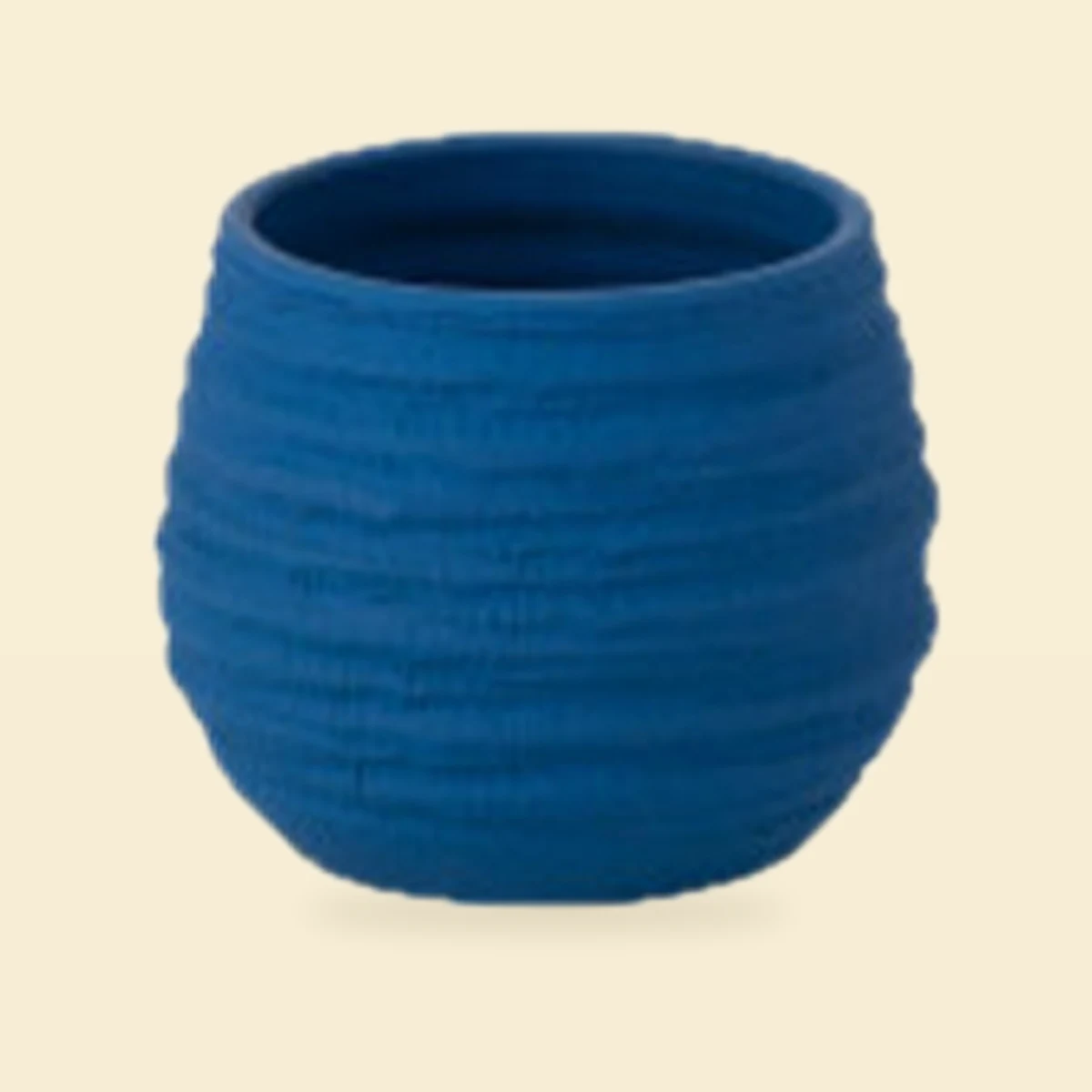 Osłonka ceramiczna Fiesta 17x14x14 cm niebieska Osłonka ceramiczna Fiesta 17x14x14 cm niebieska