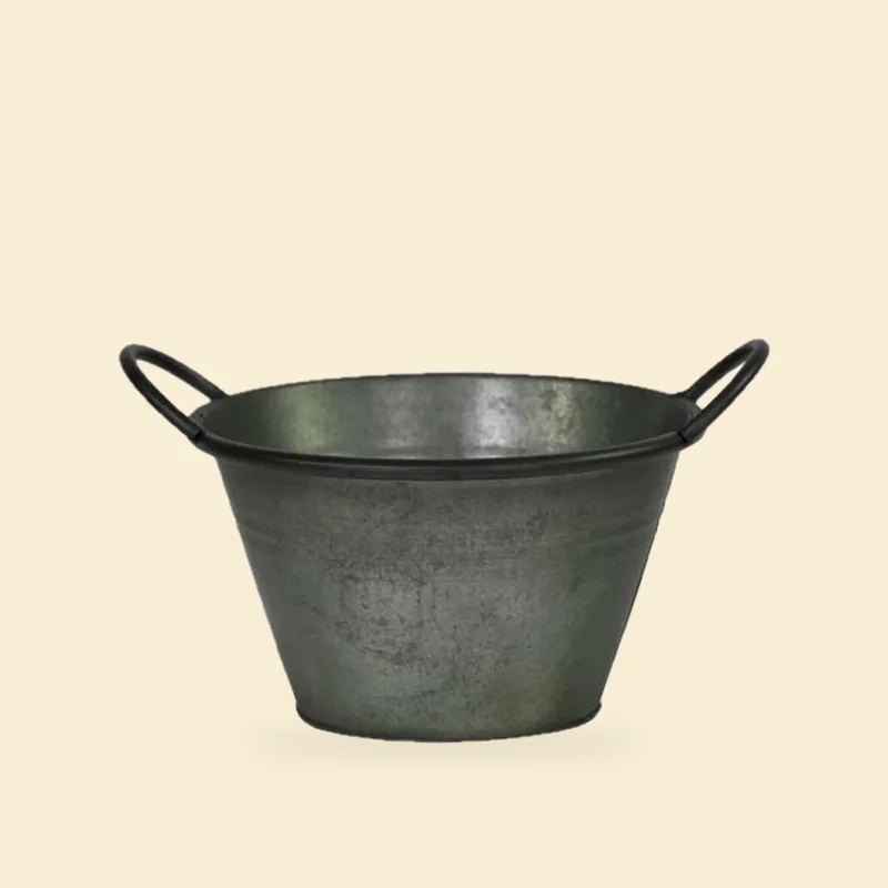 Osłonka Zinc Vintaga Green 38x26 cm