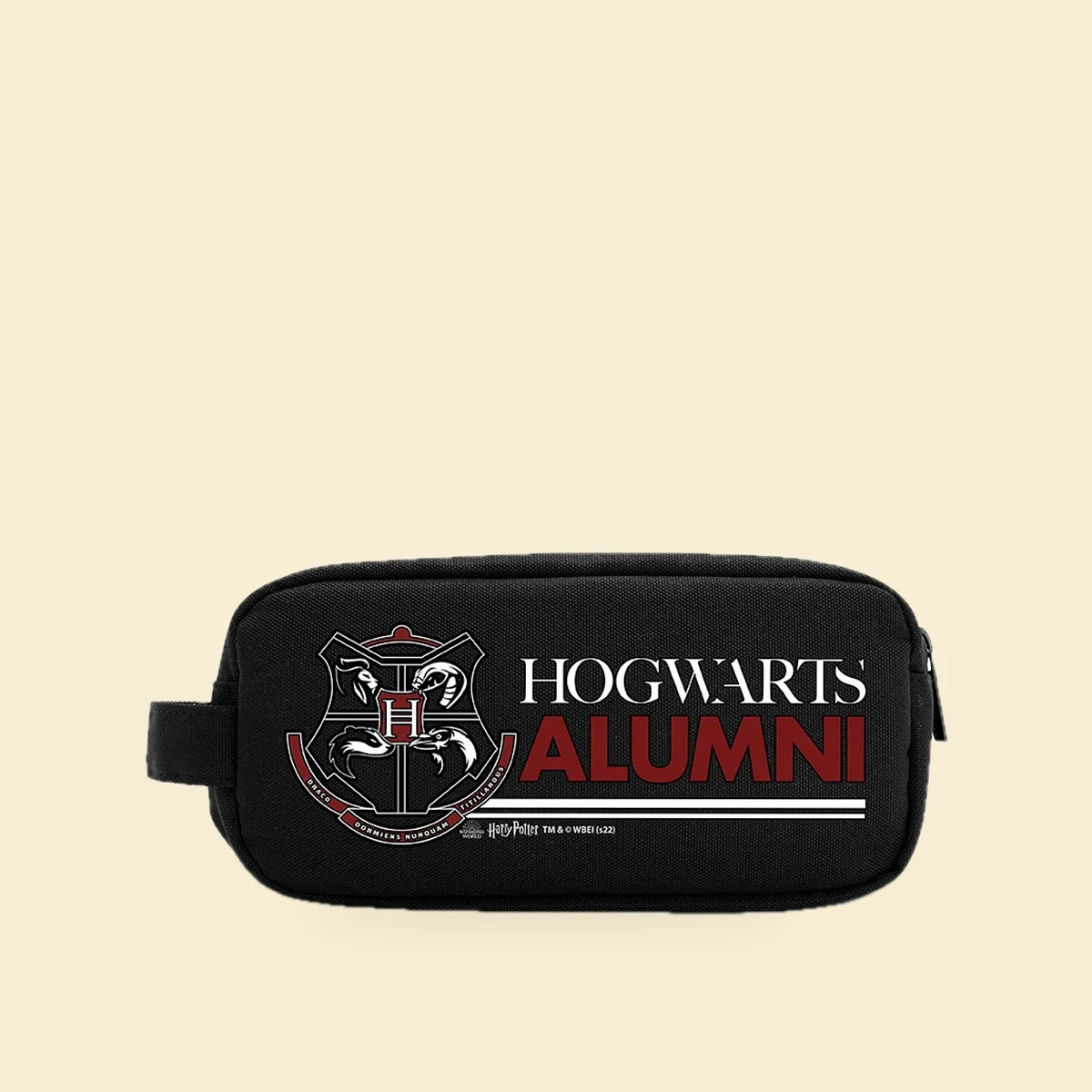 Piórnik Hogwarts Alumni czarny z nadrukiem – Harry Potter 20×10×5,5 cm