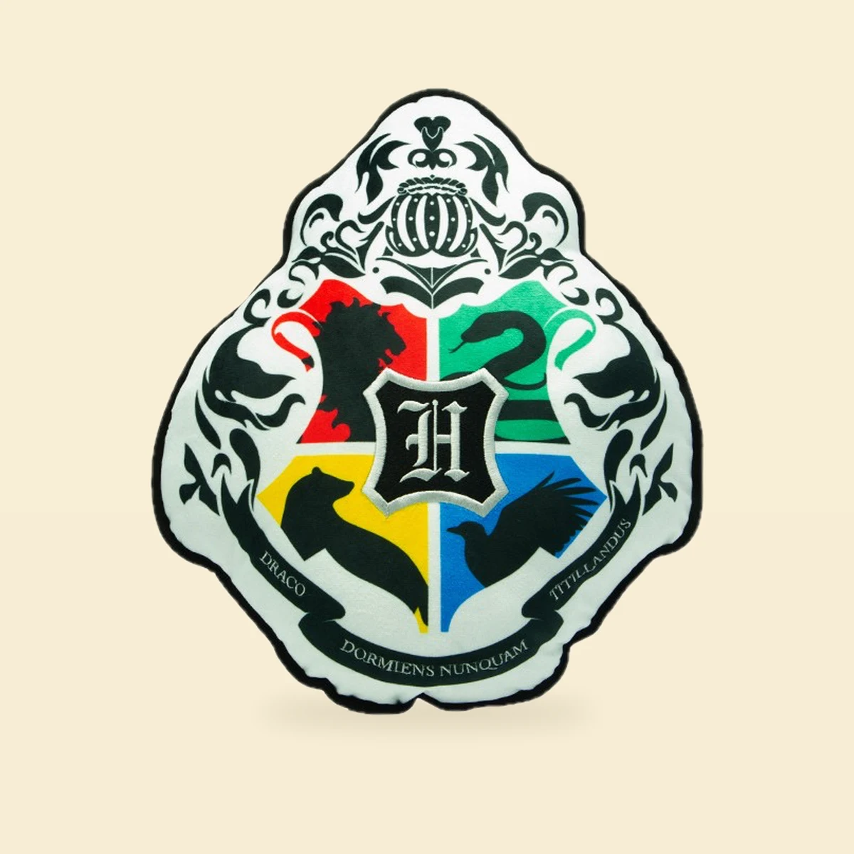 Poduszka herb Hogwartu – 4 domy – Harry Potter 32,5x37,5 cm