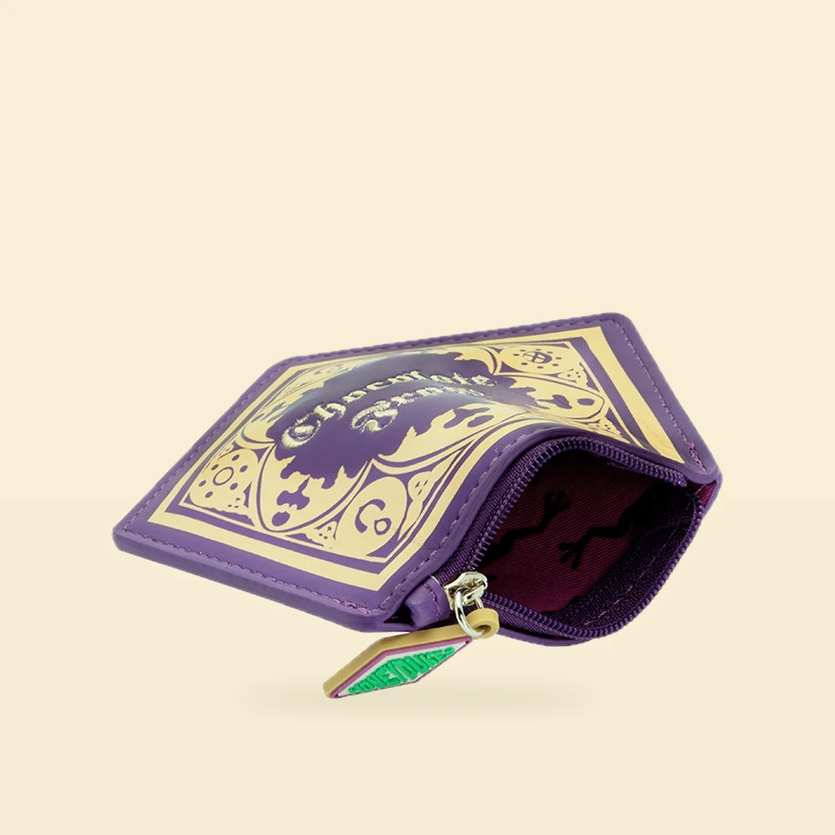 Portmonetka Żaba Czekoladowa fioletowo-złota – Harry Potter 12,4×12,3 cm