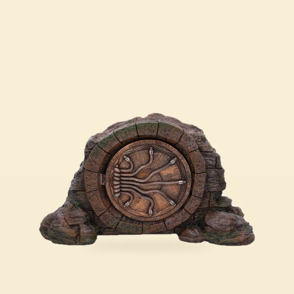 Pudełko Komnata Tajemnic brązowa z wężami na drzwiach – Harry Potter 25 cm