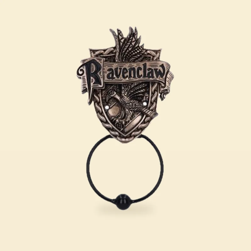 Ravenclaw kołatka na drzwi złota z czarną rączką – Harry Potter 24,5 cm
