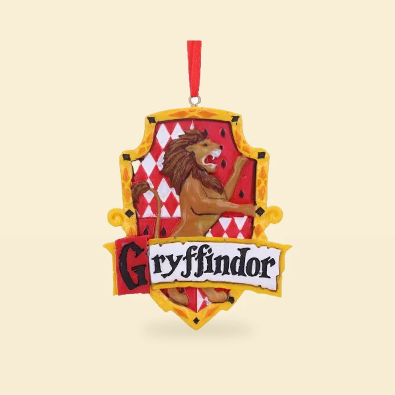 Zawieszka herb Gryffindor żółto-czerwony – Harry Potter 8 cm