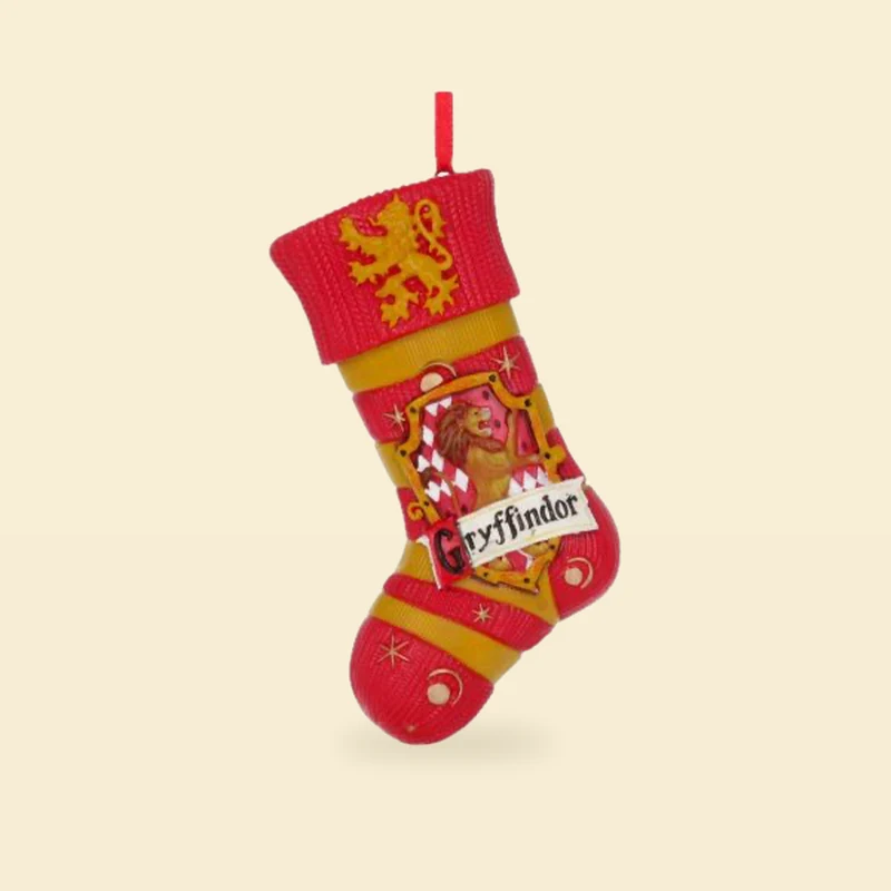 Zawieszka skarpeta Gryffindor czerwono-żółta – Harry Potter 9,5 cm