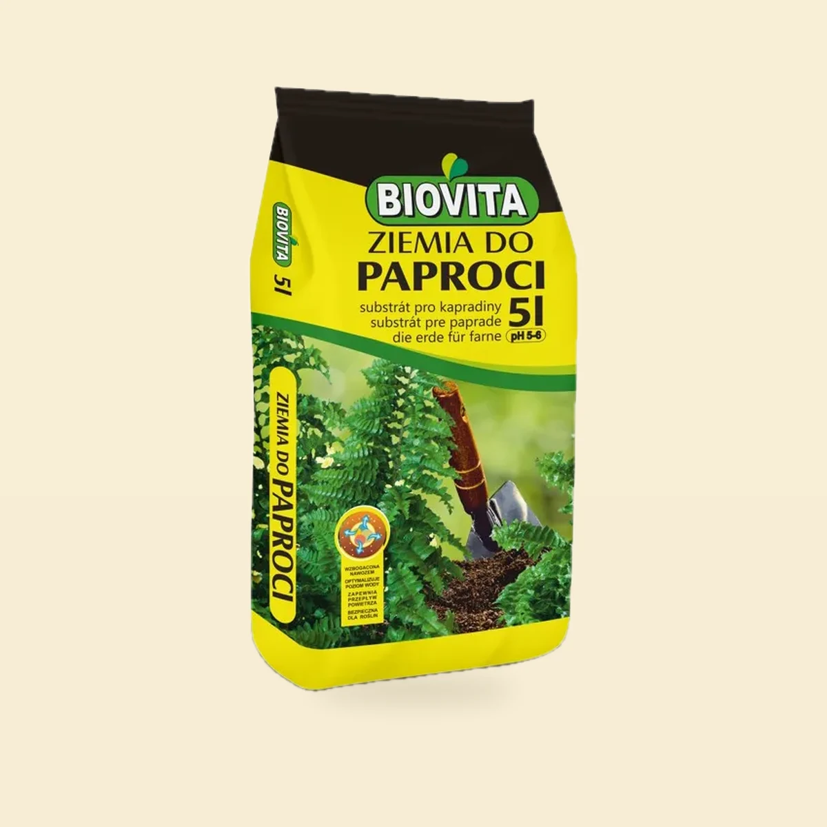 Ziemia do paproci Biovita 5 litrów Ziemia do paproci Biovita 5 litrów