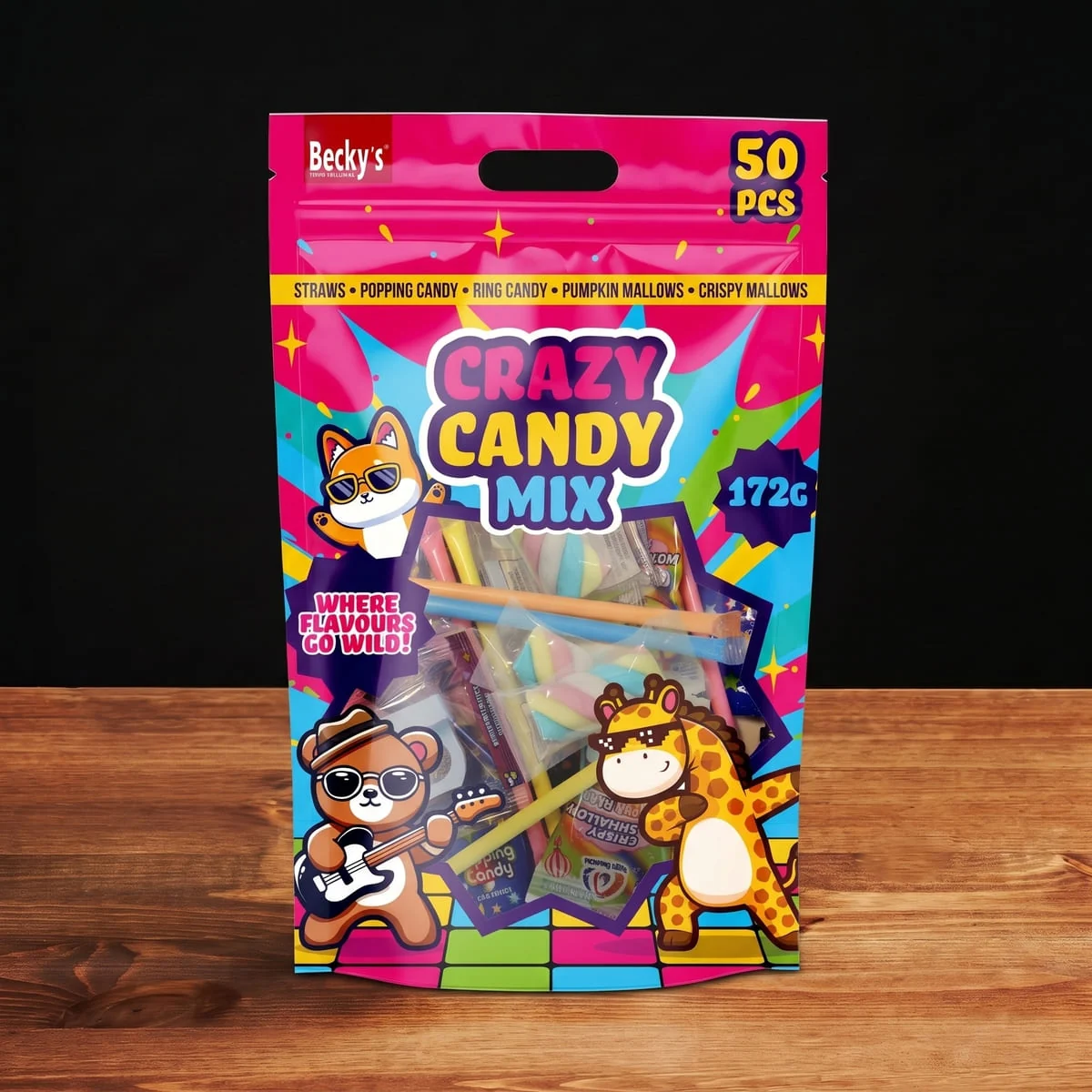 Crazy Candy Mix zestaw słodyczy Becky's – Halloween Crazy Candy Mix zestaw słodyczy Becky's – Halloween