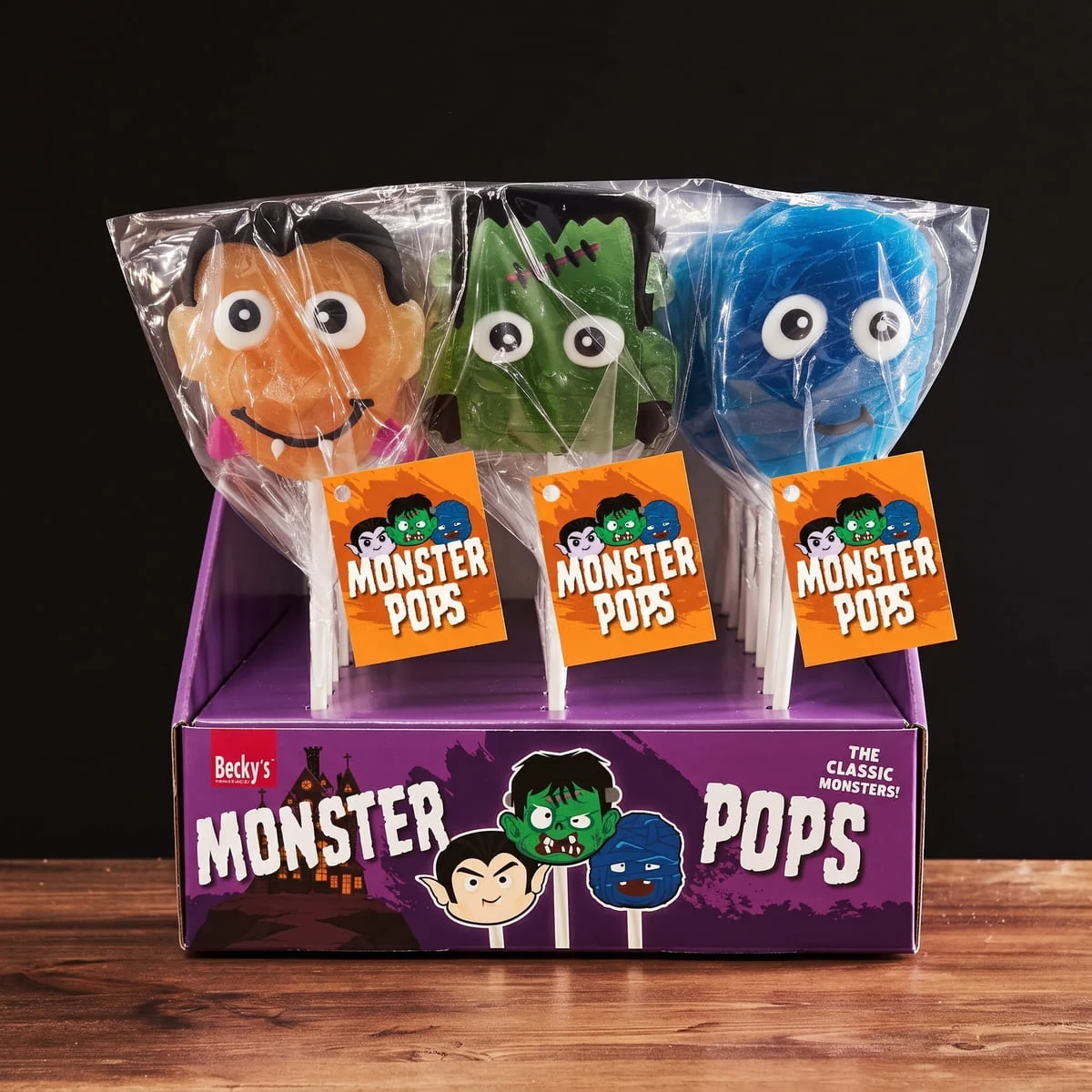 Lizak potwór Monster Pops Becky's mix – Halloween Lizak potwór Monster Pops Becky's mix – Halloween