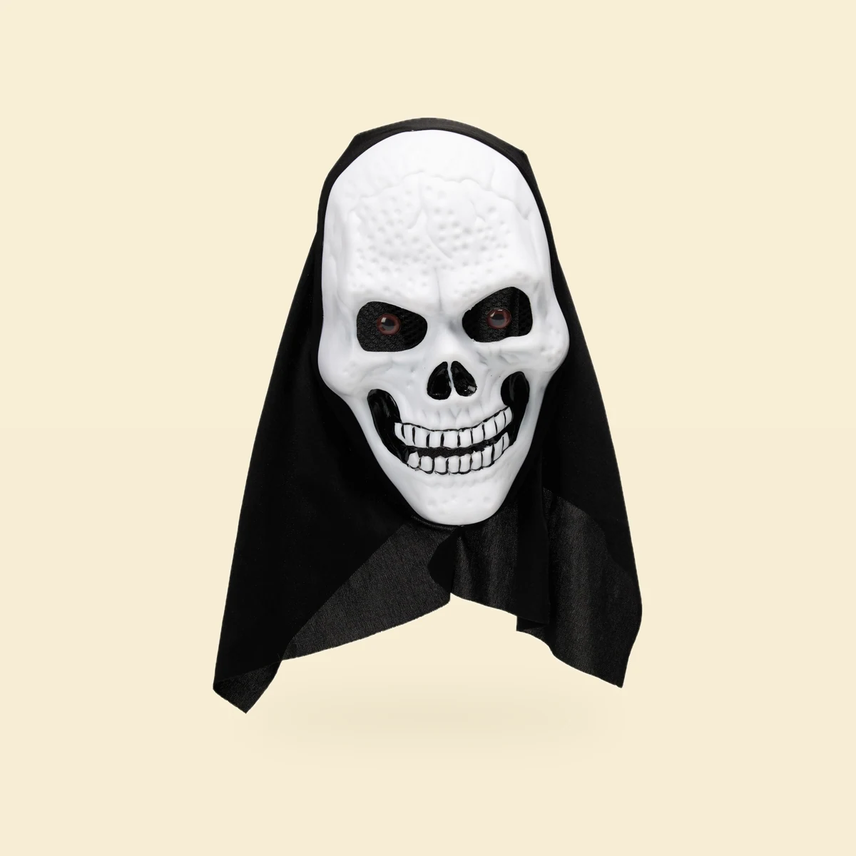 Maska czaszka z czarnym kapturem mix – Halloween Maska czaszka z czarnym kapturem mix – Halloween