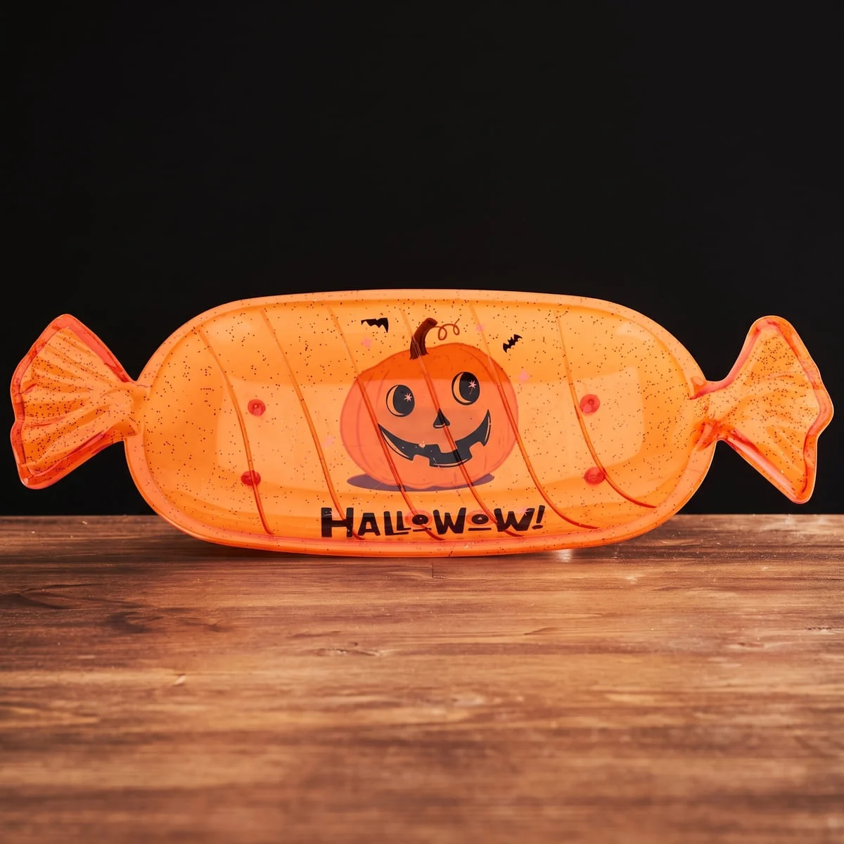 Talerz cukierek podłużny plastikowy – Halloween