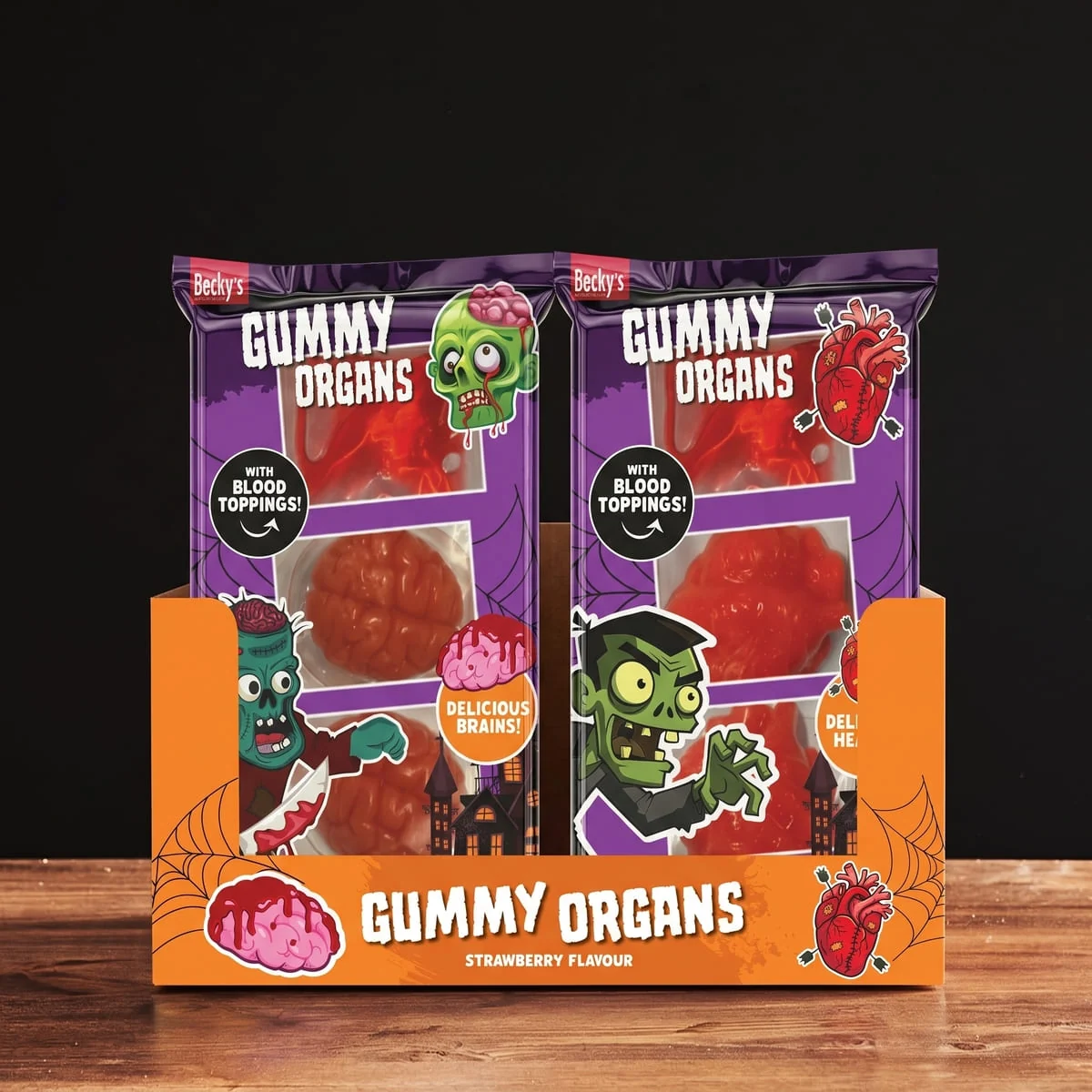 Żelki ludzkie organy Becky's Gummy Organs – Halloween Żelki ludzkie organy Becky's Gummy Organs – Halloween